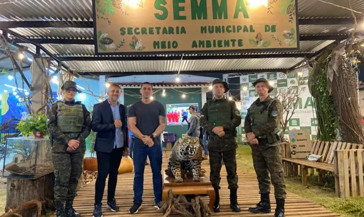 BPA e SEMA levam educação ambiental e adoção responsável à EXPOVILHENA