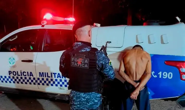 JI-PARANÁ – FORAGIDO COM PENA DE 27 ANOS A CUMPRIR É RECAPTURADO PELA POLÍCIA MILITAR
