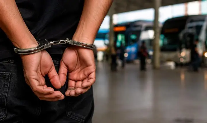 JI-PARANÁ – HOMEM COM MANDADO DE PRISÃO DO RIO GRANDE DO SUL É PRESO PELA PM NO TERMINAL RODOVIÁRIO