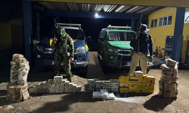 POLÍCIA MILITAR DE RONDÔNIA E POLÍCIA RODOVIÁRIA FEDERAL APREENDEM QUASE 192 KG DE DROGAS